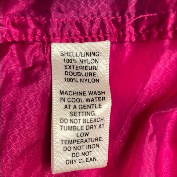 Saks Fifth Avenue Windbreaker Jacket with Hidden Hood and Travel Pouch - Picture 7 of 13